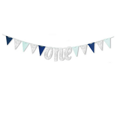 Baba 1. születésnapi parti díszek I Am One sármány szalagcímek fiú lány parti dekoráció első éves füzérsármány kellékek