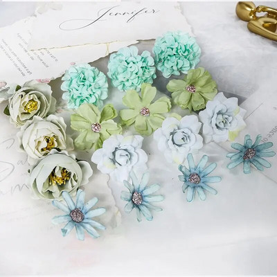 16 kom/vreća Ruže Umjetno cvijeće Svileno lažno cvijeće za uređenje doma Dekoracija vjenčanja Buket mladenke DIY dodaci za vijenac