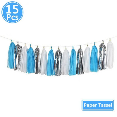 Χρόνια πολλά Διακόσμηση Banner First Boy Girl Party Supplies Adult Kids Baby My 1st One Year Paper Garland Bunting Rose Gold