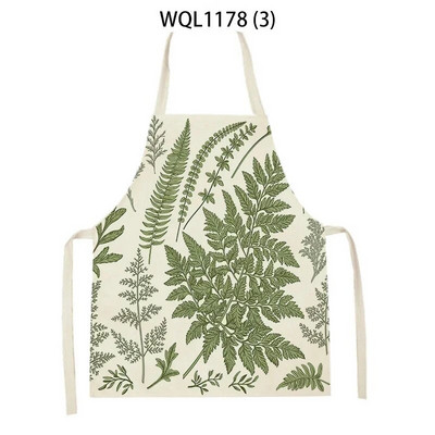 Kuhinjska pregača s ispisom iz tropske džungle Biljka Zeleno lišće Djeca Muškarci Žene Kuharske pregače Kuharske pregače Motocikli za čišćenje Pinafore