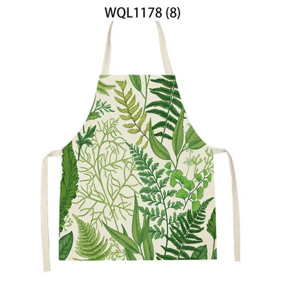 Kuhinjska pregača s ispisom iz tropske džungle Biljka Zeleno lišće Djeca Muškarci Žene Kuharske pregače Kuharske pregače Motocikli za čišćenje Pinafore