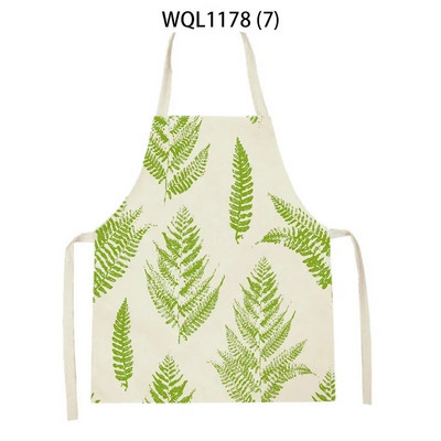 Kuhinjska pregača s ispisom iz tropske džungle Biljka Zeleno lišće Djeca Muškarci Žene Kuharske pregače Kuharske pregače Motocikli za čišćenje Pinafore