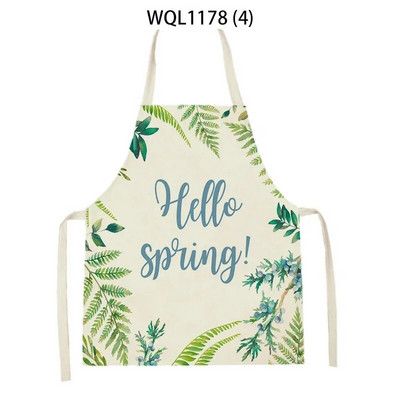 Kuhinjska pregača s ispisom iz tropske džungle Biljka Zeleno lišće Djeca Muškarci Žene Kuharske pregače Kuharske pregače Motocikli za čišćenje Pinafore
