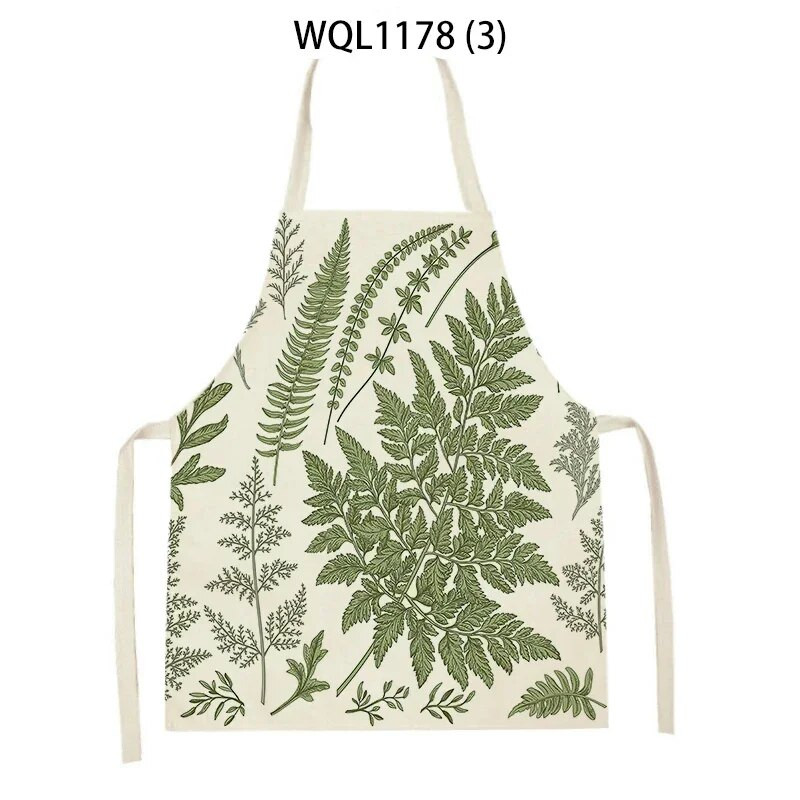 Kuhinjska pregača s ispisom iz tropske džungle Biljka Zeleno lišće Djeca Muškarci Žene Kuharske pregače Kuharske pregače Motocikli za čišćenje Pinafore
