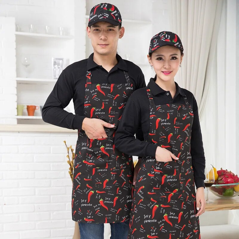 Kuhinjske pregače za žene Muškarci Barista Barmen Kuhar Roštilj Frizer Kuhanje Radna pregača Ugostiteljska uniforma Kuhinjski pribor