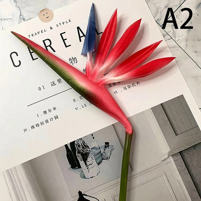 Mesterséges paradicsommadár virágok hamis növény hosszú szárú virág, alkalmas barkácsolás otthoni partitémájú dekorációra