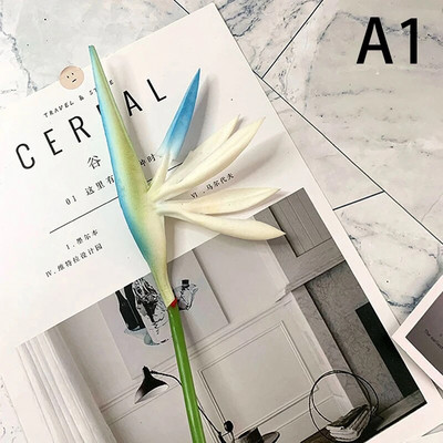 Mesterséges paradicsommadár virágok hamis növény hosszú szárú virág, alkalmas barkácsolás otthoni partitémájú dekorációra