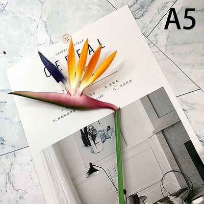 Mesterséges paradicsommadár virágok hamis növény hosszú szárú virág, alkalmas barkácsolás otthoni partitémájú dekorációra