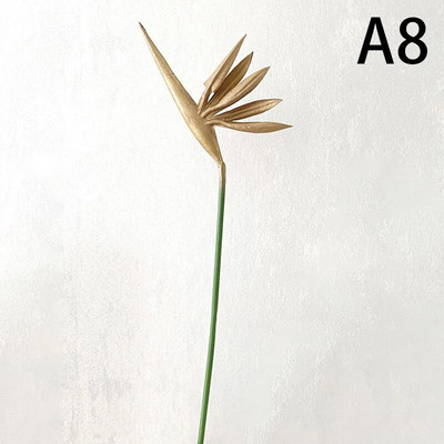 Mesterséges paradicsommadár virágok hamis növény hosszú szárú virág, alkalmas barkácsolás otthoni partitémájú dekorációra