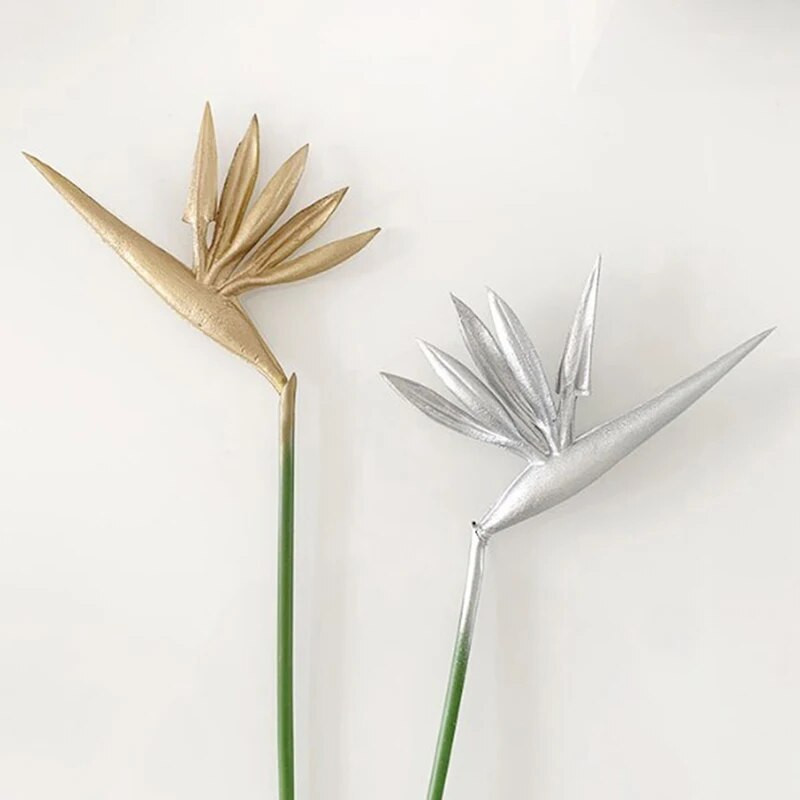 Mesterséges paradicsommadár virágok hamis növény hosszú szárú virág, alkalmas barkácsolás otthoni partitémájú dekorációra