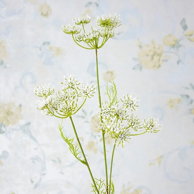 3 Heads Mežģīņu ziedu kompozīciju piegāde Mākslīgie ziedi Mājas istaba Dekora kāzu dekorācijas flores