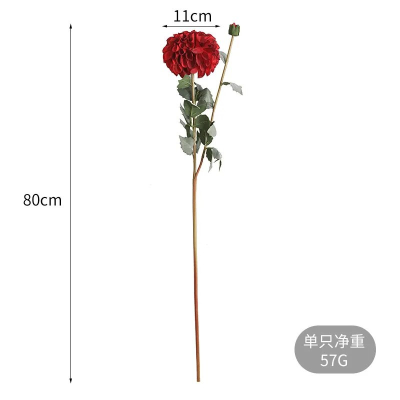 Amerikai otthoni elrendezés szimuláció ősz százszorszép hamis virág stúdió lövöldözős kellékek szimuláció 2 olajfestmény Dália