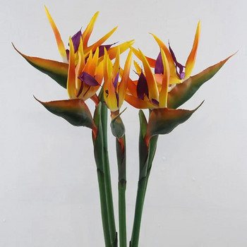 1τμχ 80cm Flower Bird Of Paradise Τεχνητό λουλούδι Ψεύτικο φυτό Strelitzia Reginae Τελετή Γάμου Σπίτι Ξενοδοχείο Διακοσμητικό τραπέζι
