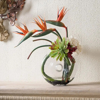 1τμχ 80cm Flower Bird Of Paradise Τεχνητό λουλούδι Ψεύτικο φυτό Strelitzia Reginae Τελετή Γάμου Σπίτι Ξενοδοχείο Διακοσμητικό τραπέζι