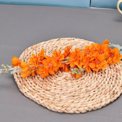 2 Forks Delphinium Flower Vestuvių Viešbučių dekoravimas Dirbtinė gėlė Namų puošmena Vestuvių Puokštės Rožės Sienelės Netikros gėlės