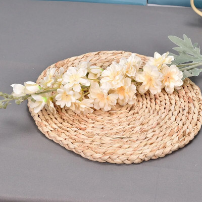 2 Forks Delphinium Flower Vestuvių Viešbučių dekoravimas Dirbtinė gėlė Namų puošmena Vestuvių Puokštės Rožės Sienelės Netikros gėlės