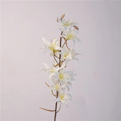 81 cm Dendrobium Orchidea Virágág Esküvői Asztal Lakberendezés Virágkötészeti Anyagok Váza Díszek Parti Rendezvények Kellékek