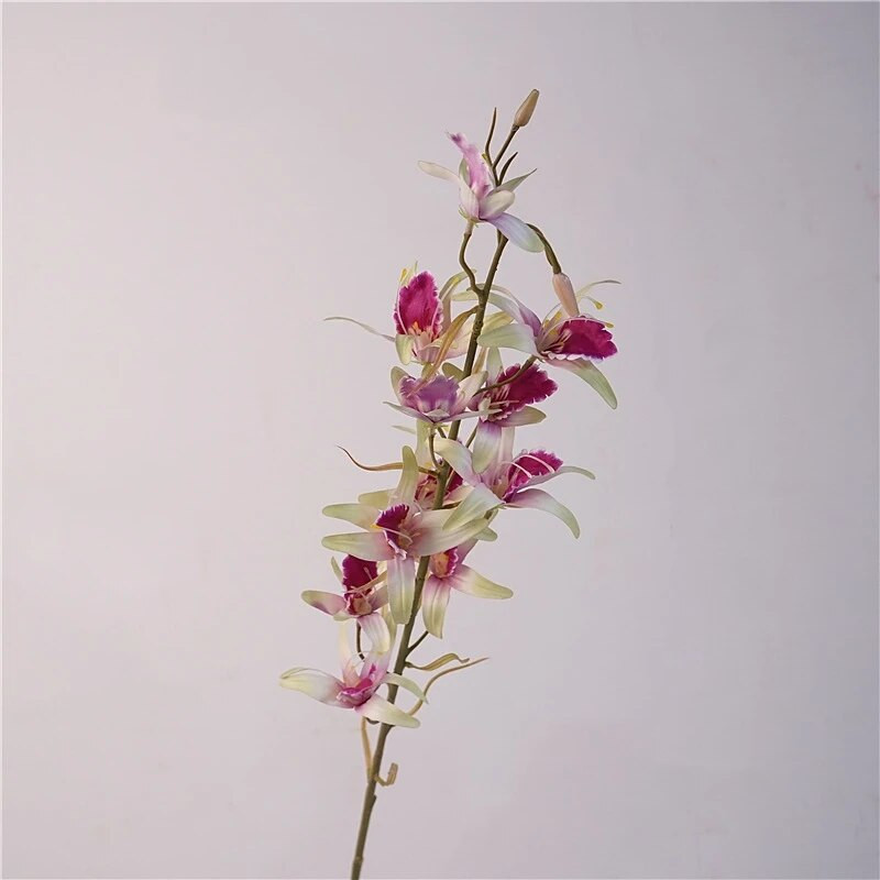 81 cm Dendrobium Orchidea Virágág Esküvői Asztal Lakberendezés Virágkötészeti Anyagok Váza Díszek Parti Rendezvények Kellékek