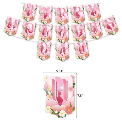 1 készlet Új Boldog Anyák Napja Dekoráció Banner Szív Forma Szeretlek Anya Fólia Gömbök Anya Születésnapi Party dekoráció Mama Fesztivál Ajándék