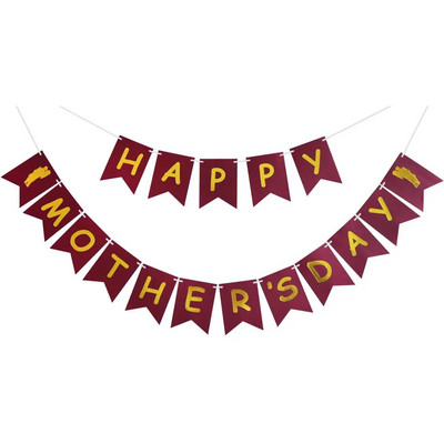 1 készlet Új Boldog Anyák Napja Dekoráció Banner Szív Forma Szeretlek Anya Fólia Gömbök Anya Születésnapi Party dekoráció Mama Fesztivál Ajándék