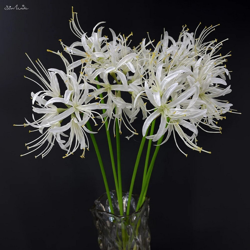 SunMade Magic Crin Ramă Echinocțiu Mătase Flori Artificiale Home Decor Nunta Decor Toamna Flores Artificiale Alb Crăciun