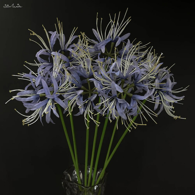 SunMade Magic Crin Ramă Echinocțiu Mătase Flori Artificiale Home Decor Nunta Decor Toamna Flores Artificiale Alb Crăciun