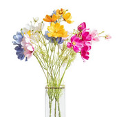 Mesterséges Kozmosz Gesang Flowers Branch Művirág Lakásdekoráció Esküvői Virág Fal Hamis virág csokor dekoráció