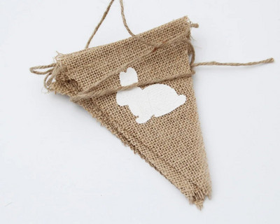 Hét nyuszi Boldog tavaszi húsvéti ünnepeket Mabula zászló karneváli sármányok nyúl transzparensek függő parti dekoráció otthoni fali kertbe