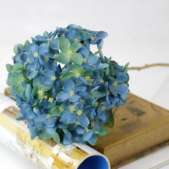 1 τμχ Σκούρο μπλε Ορτανσίες Προσομοίωση Λουλούδια Μπουκέτο Πικραλίδα με αγκάθια Μπάλα Αρχική Φωτογραφία Γάμου Διακοσμητικό Λουλούδι 2024