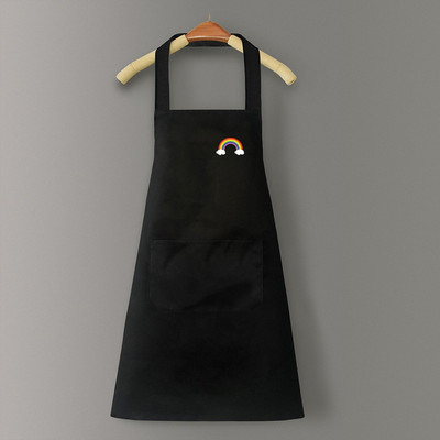 Kitchen Waterproof Apron for Men and Women, Wholesale Cartoon Rainbow Cactus Apron, Oil Resistant and Fast Delivery
