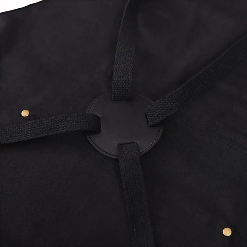 Farmer barbecue kötény, állítható kereszt hátpántok, többfunkciós nagy zsebes munkaruha szakács tetováló művészeknek férfi női