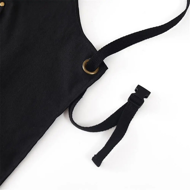 Farmer barbecue kötény, állítható kereszt hátpántok, többfunkciós nagy zsebes munkaruha szakács tetováló művészeknek férfi női