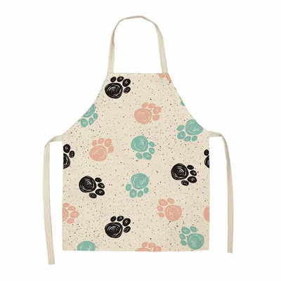 Ženska leptir pamučna lanena naramenica s uzorkom za lako čišćenje oko struka Kućanski kuhinjski alat protiv mrlja