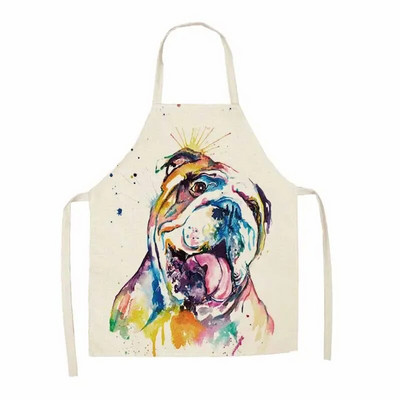 Ženska leptir pamučna lanena naramenica s uzorkom za lako čišćenje oko struka Kućanski kuhinjski alat protiv mrlja