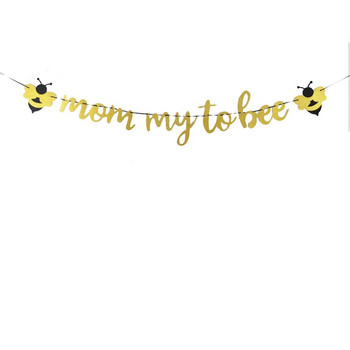 Τι θα αποκαλύψει το φύλο της μέλισσας Προμήθειες για πάρτι Διακοσμήσεις Honey Bumble He or She Baby Shower Banner Bee Cake Toppers