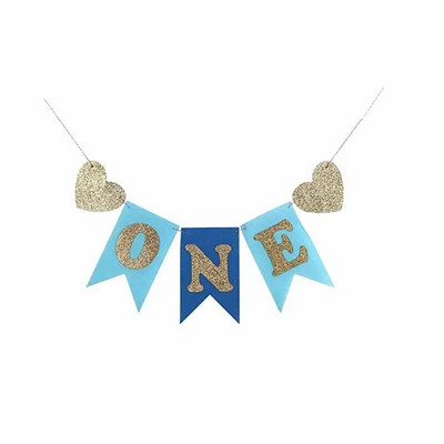 Beebipoiss tüdruk, esimene aasta vanem Sünnipäevapeo söögitool Bänner Prints Printsess Söögitoolimärk Kaunistus fotorekvisiit