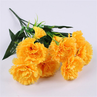10 cap de garoafa Buchet de flori artificiale matase plastic flori false simulare plante decor pentru nunta gradina fereastra masa