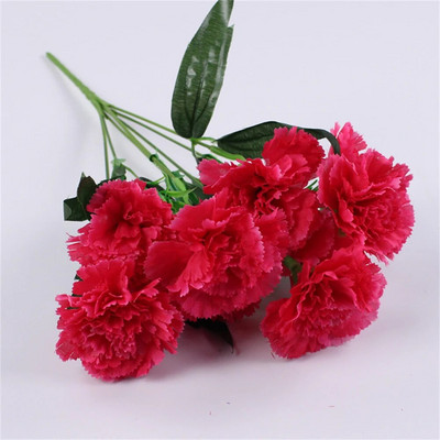 10 cap de garoafa Buchet de flori artificiale matase plastic flori false simulare plante decor pentru nunta gradina fereastra masa