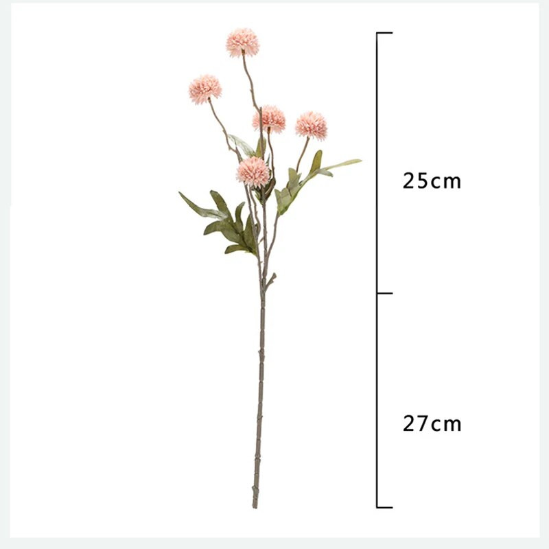 Flori artificiale din mătase de păpădie cu 5 capete pentru decorarea camerei acasă Buchet de nuntă Accesorii de mireasă pentru grădină în aer liber Flori false