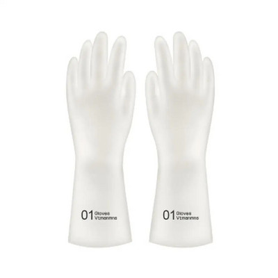 1 par vodootpornih gumenih lateks rukavica za pranje posuđa Kuhinjske izdržljive alate za čišćenje kućanskih poslova za pranje posuđa Ženski