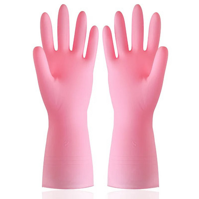1 par vodootpornih gumenih lateks rukavica za pranje posuđa Kuhinjske izdržljive alate za čišćenje kućanskih poslova za pranje posuđa Ženski