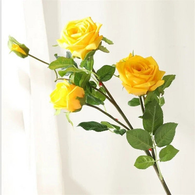 Hidratant 5-furculițe Trandafir Camelia Artificială Acasă Living Hotel Decorare cu flori false