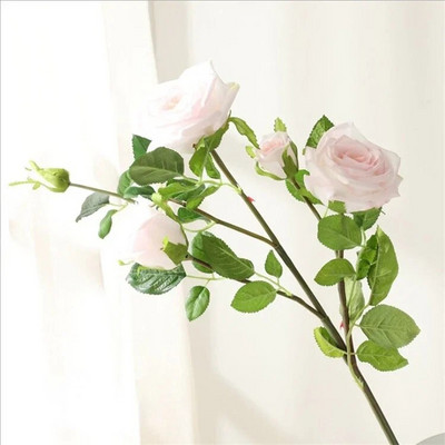 Hidratant 5-furculițe Trandafir Camelia Artificială Acasă Living Hotel Decorare cu flori false