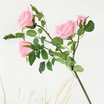 Hidratant 5-furculițe Trandafir Camelia Artificială Acasă Living Hotel Decorare cu flori false