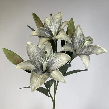 Τεχνητά φυτά Στολίδι Premium κρίνος Τεχνητό λουλούδι Σαλόνι Ντουλάπα Τηλεόρασης Τραπεζαρία Βάζο Διακόσμηση με λουλούδια