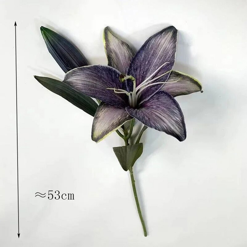 Ornament cu plante artificiale Crin premium Flori artificiale Sufragerie Dulap TV Masa de sufragerie Vaza Aranjament floral Decor