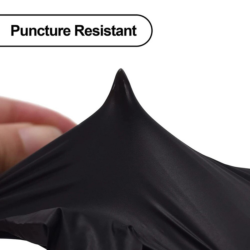 20/4kom nitrilne rukavice za jednokratnu upotrebu Crne kuhinjske rukavice za prehrambenu industriju Vodootporne Laboratorijske rukavice za čišćenje automobila za popravak