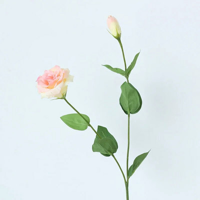 4db Hidratáló 2fejű Eustoma Művirágok Valódi érintés Virágok Dekoráció Otthon Esküvői Csokor Buli Asztal Virágkötészeti