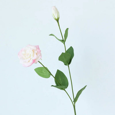 4db Hidratáló 2fejű Eustoma Művirágok Valódi érintés Virágok Dekoráció Otthon Esküvői Csokor Buli Asztal Virágkötészeti