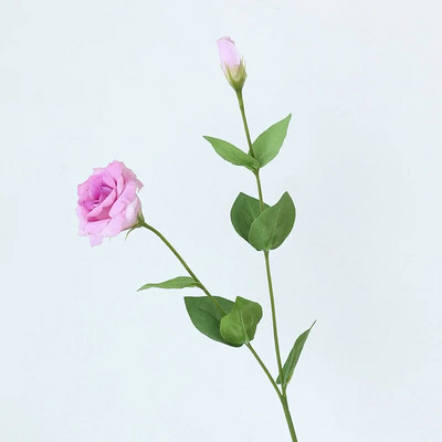 4db Hidratáló 2fejű Eustoma Művirágok Valódi érintés Virágok Dekoráció Otthon Esküvői Csokor Buli Asztal Virágkötészeti